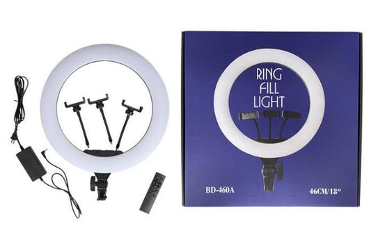 LED Ring Fill Light with Remote (46cm / 18")