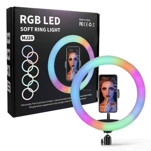 RGB LED Soft Ring Light (MJ26)